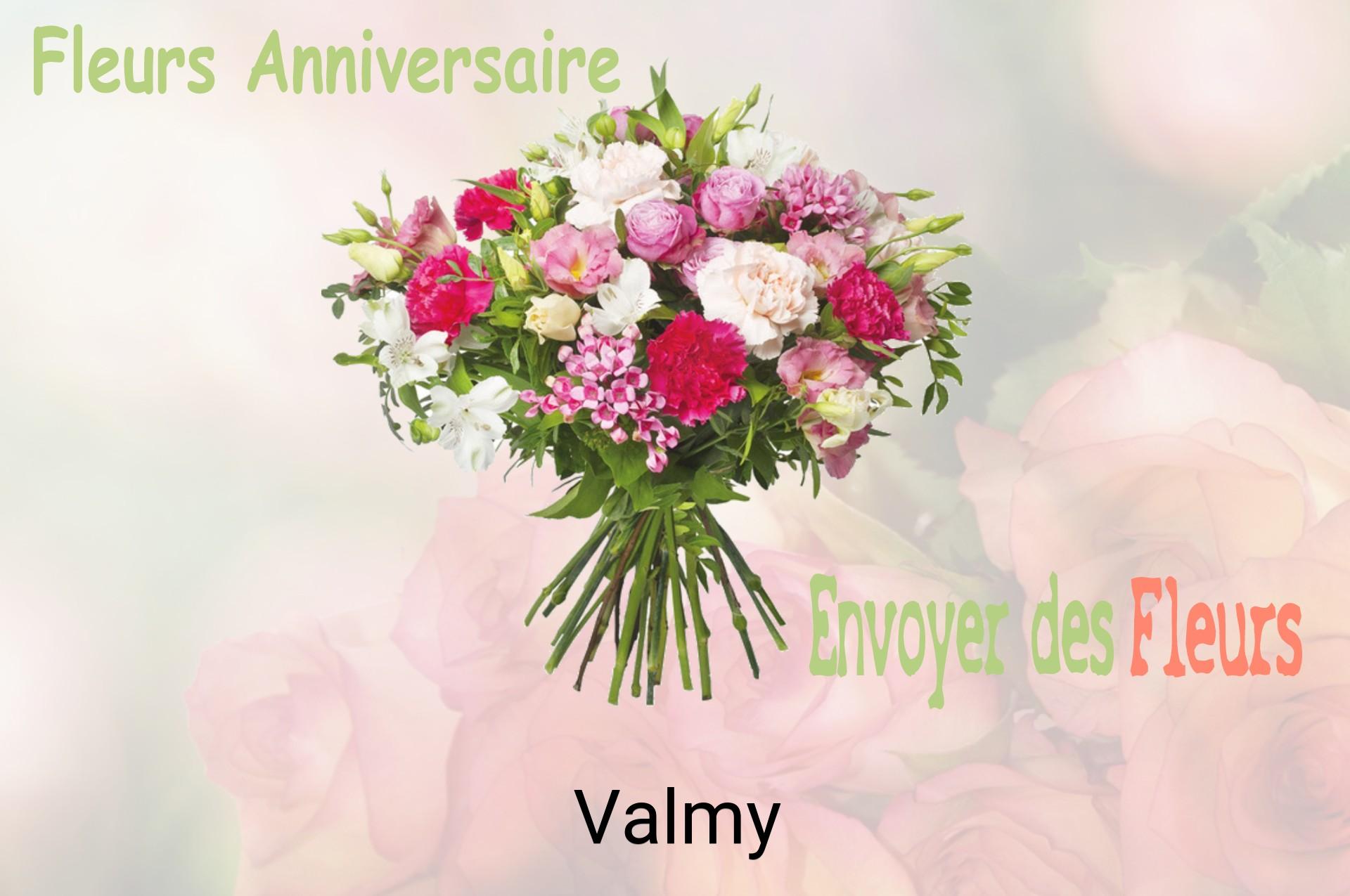 Bouquet de fleurs d’anniversaire livré à Valmy