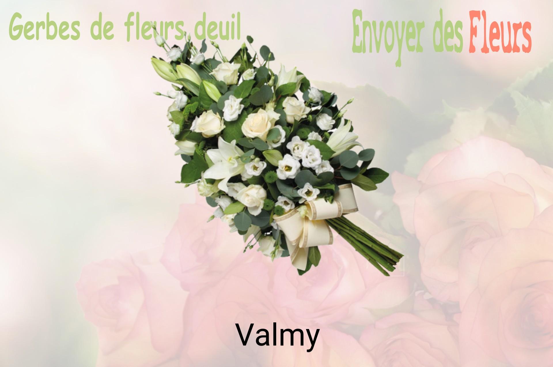 Gerbe de fleurs de deuil livrée à Valmy
